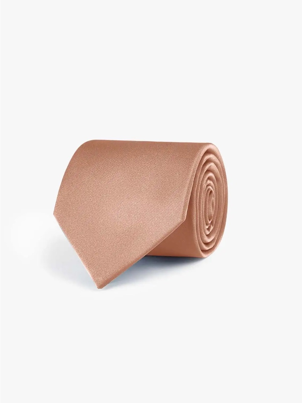 Azazie Stretch Satin Wide Tie Rose Gold
